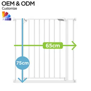 Chochick OEM可伸缩儿童保护门安全栅栏楼梯膨胀狗安装高大婴儿宠物门