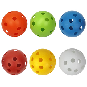 Bolas de entrenamiento deportivo huecas, bola de plástico de <span class=keywords><strong>Golf</strong></span>, flujo de aire perfecto para uso en interiores y exteriores - Product Image 6