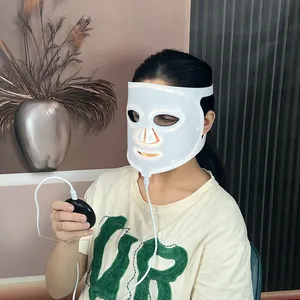 Led Red Light Therapy Mask 7 Colors Food Grade Silicone Beauty Instrument More Convenient To Wear