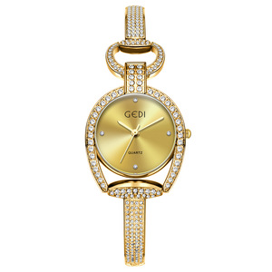Reloj de pulsera de lujo para mujer con incrustaciones de diamantes en forma de gota, reloj de moda retro para mujer, reloj de cuarzo para mujer para banquetes - Product Image 6