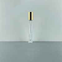 Flacon pulvérisateur de parfum en verre de 10 ml, atomiseur rechargeable, emballage cosmétique pour huile essentielle