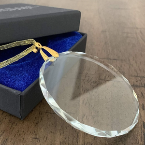 Chất Lượng Cao Tinh Thể Thủy Tinh Pha Lê Đồ Trang Trí Vòng Pha Lê Giáng Sinh Trang Trí Trống - Product Image 5