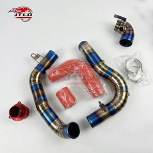 高性能烧蓝钛涡轮增压排气管中冷器管道套件适用于大众奥迪 EA888 MQB EVO4 发动机升级 - Product Image 2