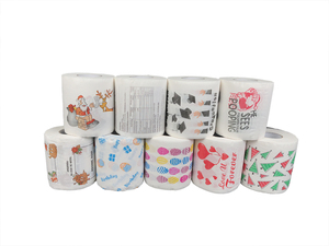 <span class=keywords><strong>Papier</strong></span> <span class=keywords><strong>toilette</strong></span> de Noël 2 plis matelassé imprimé Père Noël, rouleau de salle de bain personnalisé <span class=keywords><strong>en</strong></span> gros pour les fêtes de fin d'année - Product Image 5