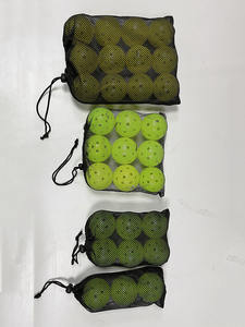 Bolsa de Almacenamiento Hexagonal de Nailon Reciclable con Cierre de Malla y Logotipo Personalizado para Redes de Golf y Tenis, Tamaño para 12 Pelotas - Product Image 4