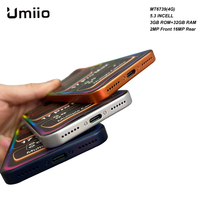 هاتف ذكي جديد تمامًا من Umiio 17 Pro Max بشاشة 5.3 بوصة ويدعم شبكة الجيل الرابع 4G |   3 جيجابايت + 32 جيجابايت |   أندرويد 10 |   كاميرا بدقة 16 ميجابكسل |   2400 مللي أمبير في الساعة |   هواتف محمولة بشريحتين