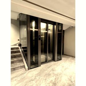 Безредукторный пассажирский лифт для дома на 8 человек, 3 этажа, для внутреннего использования, с бетонным шахтным каркасом, тяговый, для частного использования - Product Image 6