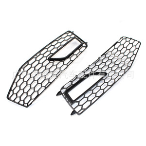 กรอบไฟตัดหมอกแบบรังผึ้งสำหรับ Audi A4 S4 รุ่น 8K0807681L สีดำ ABS สำหรับกันชนหน้าส่วนล่าง ปี 2013-2015 - Product Image 3