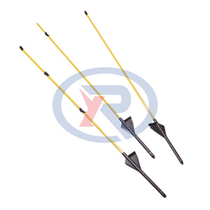 Poteau de clôture électrique en fibre de verre résistant aux UV de 110 cm à vendre / Poteaux flexibles en fibre de verre de type ovale 8x10 mm pour serres agricoles - Product Image 2