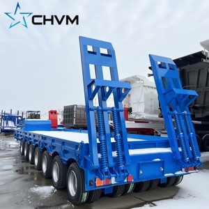 OEM Camion <span class=keywords><strong>Remorque</strong></span> 3 Essieux 4 Essieux 50ton 60ton Heavy Duty Hydraulique Col De Cygne Lowboy Lowbed <span class=keywords><strong>Semi</strong></span> <span class=keywords><strong>Remorque</strong></span> Camion - Product Image 5