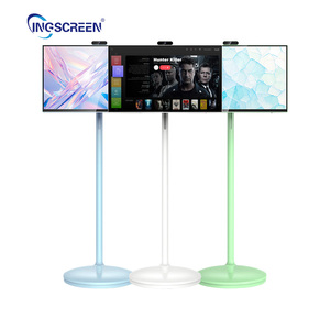 INGSCREEN Venta al por mayor Smart <span class=keywords><strong>Online</strong></span> Television Tv 32 pulgadas Follow By Me Pantalla de visualización con cámara - Product Image 1