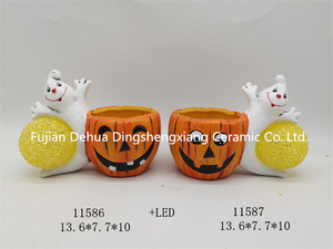 All'ingrosso fabbrica diretta carino vaso di <span class=keywords><strong>zucca</strong></span> Bonsai casa decorazione di Halloween artificiale piante succulente per la vendita - Product Image 3