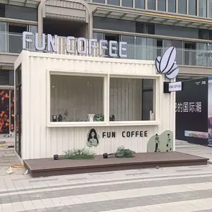 Contenedor de envío modular <span class=keywords><strong>chino</strong></span> moderno <span class=keywords><strong>restaurante</strong></span> de contenedores de cafetería a la venta en aplicación de apartamento - Product Image 1