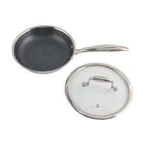 Poêle à frire antiadhésive de 26 cm avec couvercle en verre trempé - Product Image 4