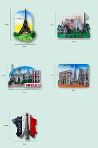 Aimant de réfrigérateur artisanal en résine personnalisé en gros <span class=keywords><strong>Paris</strong></span> fournit un souvenir de ville de campagne pour cadeau de Belgique - Product Image 4