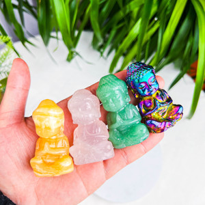 Vente en gros de cristaux naturels, divers matériaux mixtes, quartz clair, améthyste, sculptures, pierres précieuses de guérison pour la décoration de la pièce - Product Image 4