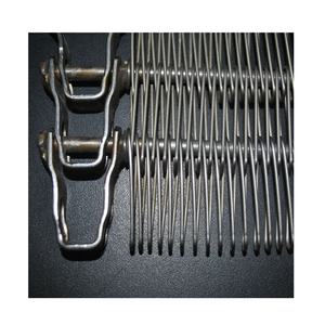 Gıda sınıfı zincir bağlantı <span class=keywords><strong>SS</strong></span> Spiral tel örgülü konveyör fırın kurutma dondurucu tatlı patates yıkama - Product Image 5