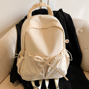Mochila Doble de Nailon con Cierre de Cremallera Pequeña, de Color Sólido, Artística y Moderna, para Estudiantes, Marca Family <span class=keywords><strong>Gina</strong></span> Girls' - Product Image 2