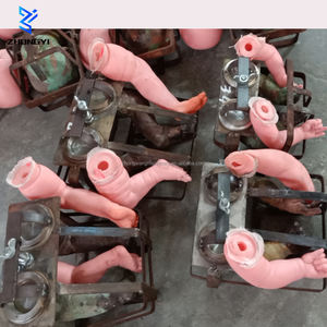 Силиконовая резиновая сталь манекен ПВХ кукла Ручная пластиковая ротационная Формовочная Машина Утка 3D игрушка детская латунная кукла плесень - Product Image 3