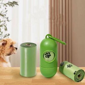 Hot Style Eco-Friendly Plastic Dog Poop Dispenser and Litter Clean <b>Roll</b> <b>Bag</b> for Dog Walking - Product Image 1