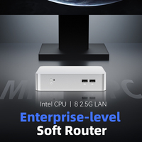 XCY 软件路由器 Intel Core I7 8705G 8 个 2.5G RJ45 LAN 端口 USB3.0 迷你电脑防火墙设备 VPN 网关路由器