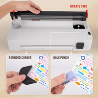 Nouvelle machine à plastifier automatique 7 en 1 A4/A5/A6 Machine à plastifier à froid et à chaud les documents et les photos A4 Électricité Machine à plastifier à chaud A4
