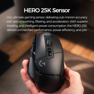 เมาส์เกมมิ่งไร้สาย Logitech G502 X Lightspeed พร้อมระบบชาร์จไฟ ปุ่มปรับแต่งได้ แบตเตอรี่ใช้งานได้ยาวนาน สำหรับพีซีและสำนักงาน - Product Image 3