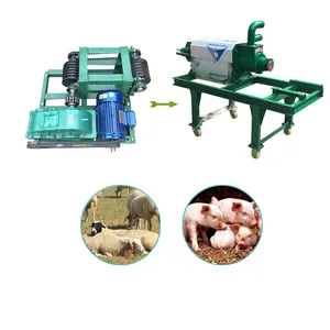 Automatic Cow dung manure dewatering machine dung floor cleaner slurry scraper