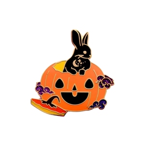 Halloween saison Dark Evil Terrifying Pumpkin and Witch Épingles en émail Processus de personnalisation à faible barrière L'usine produit des épinglettes - Product Image 3