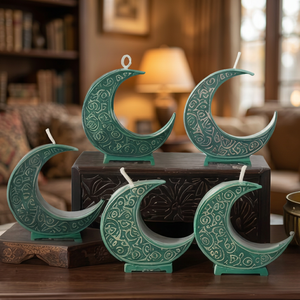 Velas Aromáticas de Cera de Soya con Forma de Luna Creciente, Hechas a Mano, Ecológicas, No Tóxicas, de Larga Duración, Decoración para el Hogar, Regalo para Eid, Venta al Por Mayor - Product Image 3
