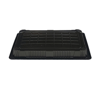JY-1107 Contenant à sushi en plastique jetable écologique avec couvercle empilable pour emporter, emballage alimentaire pour boîte à sushi