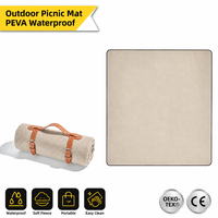 Tapis de pique-nique extérieur Aodu, en polaire simple face, imperméable en PEVA, grand format, pliable, pour camping, plage, parc, voyage, vente en gros, direct usine