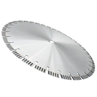 Lame de scie diamantée industrielle de 355 mm, revêtue de titane, soudée à haute fréquence, pour la découpe du béton, du marbre, du granit, de la pierre et de la brique