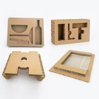 Support à gobelets combiné en carton alvéolé, plateau à café, plateau en papier pour boissons froides et thé au lait, réutilisable
