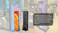 Écran LED d'affichage publicitaire pliable, sans soudure, mobile, P1.8 P2 P2.5 P3, 4G Wifi USB, intérieur/extérieur