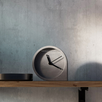 Nouveau design de goutte d'eau horloge de bureau pointeur muet précis temps matériau non toxique respectueux de l'environnement pour la famille vente en gros