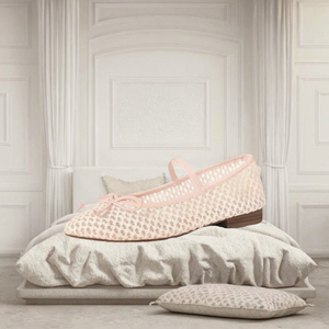 Nuevas y Modernas Sandalias Planas Mary Jane con Parte Superior de PU Transpirable, Suela de Goma, Diseño de Lazo Calado y Superficie de Red de Pesca para Otoño y Verano - Product Image 2