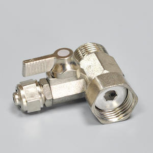 Válvula de bola de 3 vías con rosca de 1/2 pulgada para conector de purificador de agua, máquina de agua pura, uso en cocina - Product Image 2