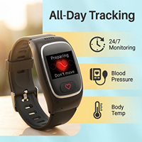Montre connectée 4G 2026 avec bouton SOS, écran TFT, navigation GPS, alarme de chute, base de charge, double SIM, suivi du sommeil, suivi d'activité et télécommande