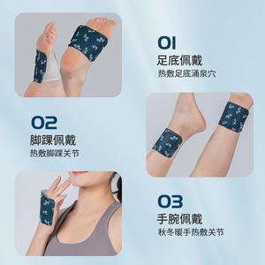 Patch chauffant pour les pieds à l'armoise, un prodige de chaleur pour les pieds, auto-chauffant pour le sommeil, patch de moxibustion à chaud, cheville Sanyinjiao femme - Product Image 4