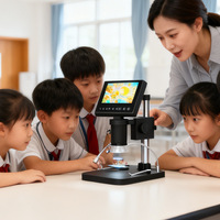Microscopio Digital 1000X HD USB Portátil Electrónico para Inspección Industrial y Observación Biológica