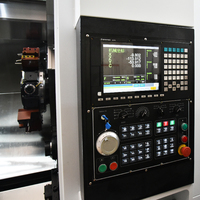 Tour CNC à banc incliné de haute précision avec tourelle porte-outils motorisée pour l'usinage automatique d'alliages par tournage-fraisage