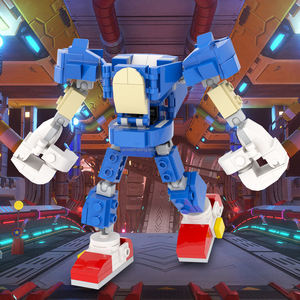 NUEVO Juego <span class=keywords><strong>de</strong></span> Bloques <span class=keywords><strong>de</strong></span> Construcción <span class=keywords><strong>Sonic</strong></span> Mecha para Niños, Rompecabezas <span class=keywords><strong>de</strong></span> Ladrillos, Juguetes para Niños MOC1343 176 Piezas - Product Image 2