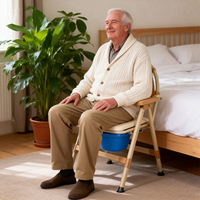 Chaise de salle de bain pliable, siège de toilette, accessoires de salle de bain, chaise de toilette pour personnes âgées, équipement de réadaptation sûr pour personnes âgées