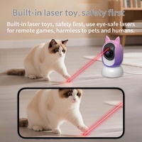 Caméra laser transfrontalière pour animaux de compagnie, compagnon à distance, reconnaissance IA, suivi automatique, surveillance rotative