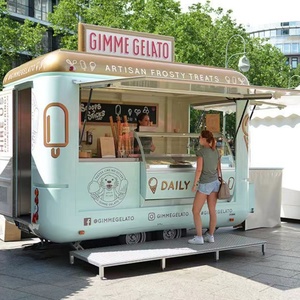 Fully Equipped Corten Steel Mobile Restaurant Catering Food Truck Street Food <b>Trailer</b> with Popcorn Concession - Product Image 6