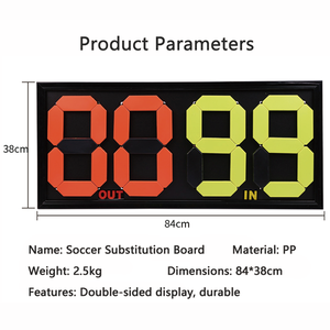 Tableau de Substitution de Football Double Face pour Changer de Joueur - Vente en Gros Usine - Product Image 3