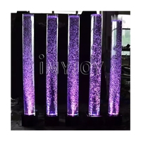 Lampe à bulles d'eau en acrylique avec lumière LED à changement de couleur, détection interactive du corps humain pour décorations de bingo de mariage et de fête