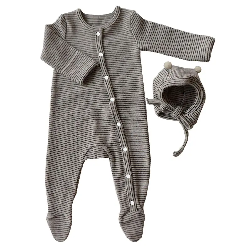 Everystep Gestreepte Pasgeboren Baby Kleding Baby Kleding Sets Katoenen Baby Bodysuit