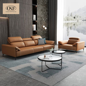 OKF Canapé d'<span class=keywords><strong>Angle</strong></span> Moderne <span class=keywords><strong>Italien</strong></span> en Cuir Microfibre Confortable avec Design Minimaliste de Luxe pour Mobilier de Salon de Villa - Product Image 4